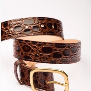 Influencer 'quiet luxury' favorite NWT - Black & Brown (UK) Isabella belt,